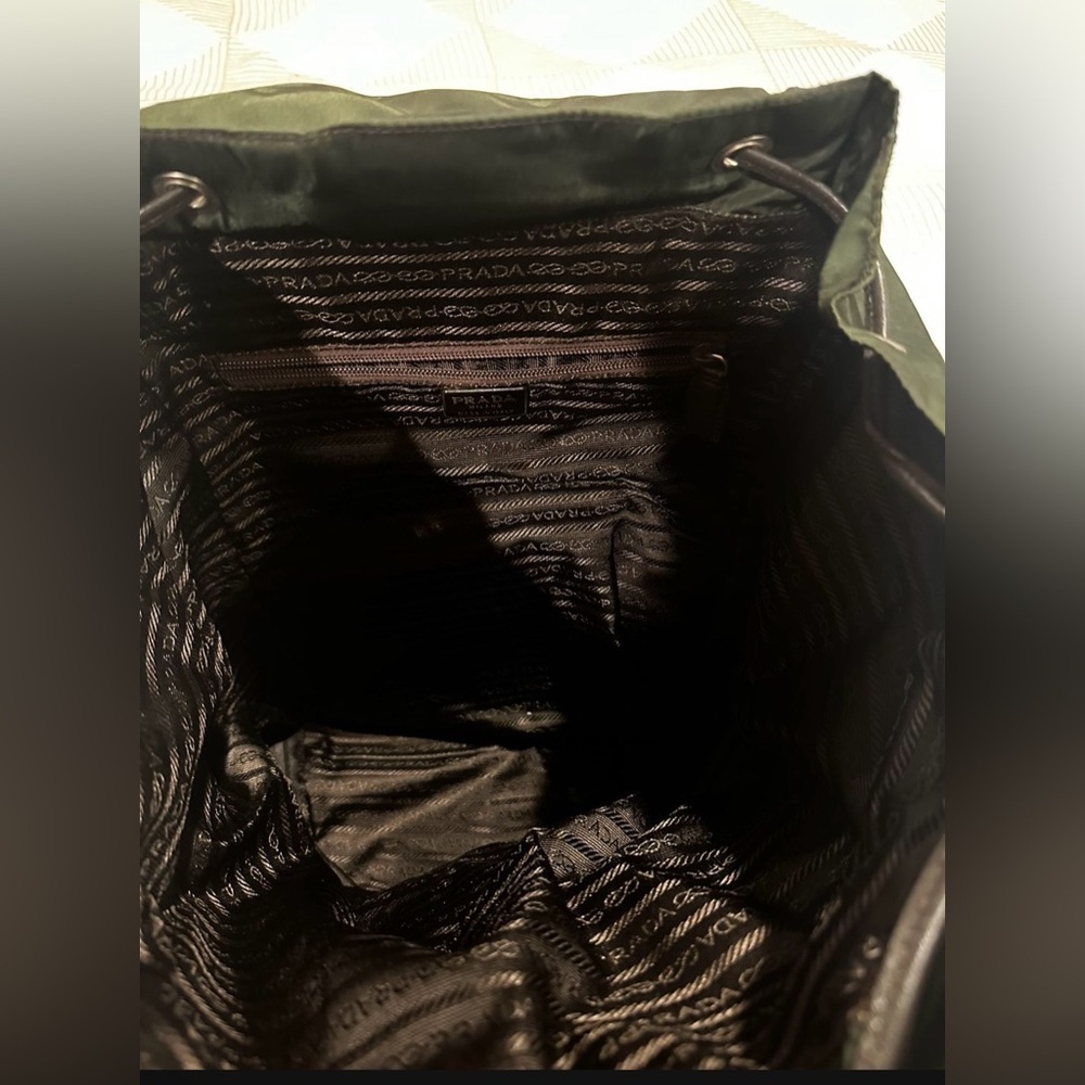 Prada Olive Green Men's Backpack - Picture 5 of 12